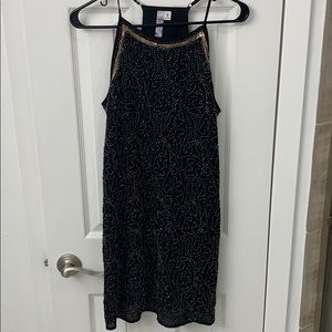 Alya beaded shift dress